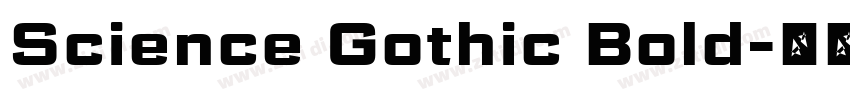Science Gothic Bold字体转换 Science Gothic Bold字体转换